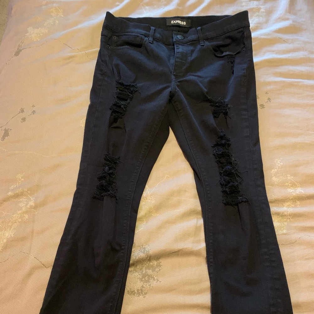 Express Black Jean/Legging Size 10